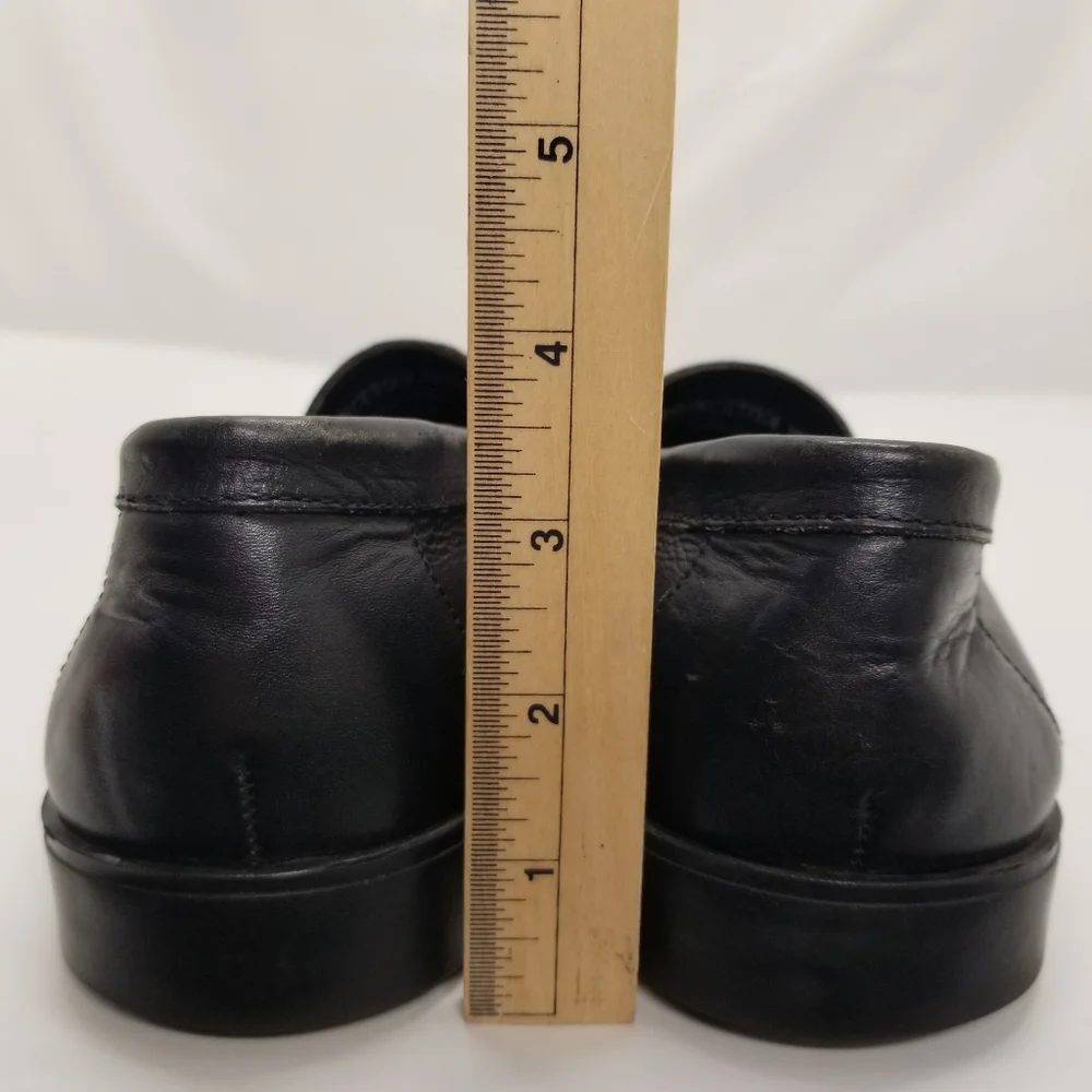 Giorgio Brutini Princeton Men Sz 10M Black Leather Loafer Slip On Kiltie